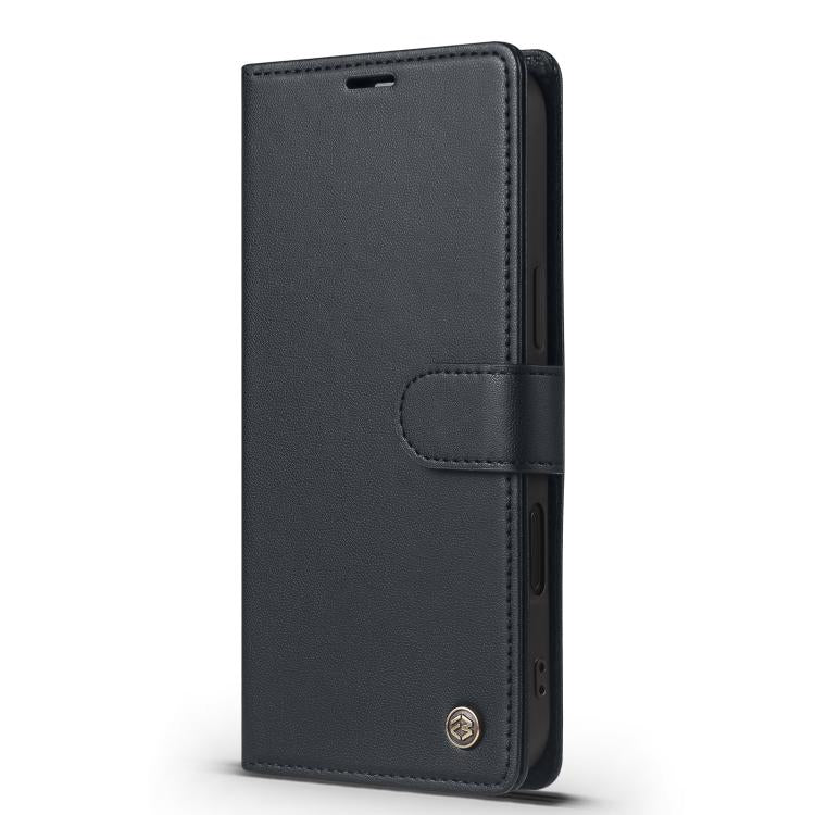 For iPhone 16 Forwenw F6 Series RFID Leather Phone Case(Black) - iPhone 16 Cases by Forwenw | Online Shopping UK | buy2fix