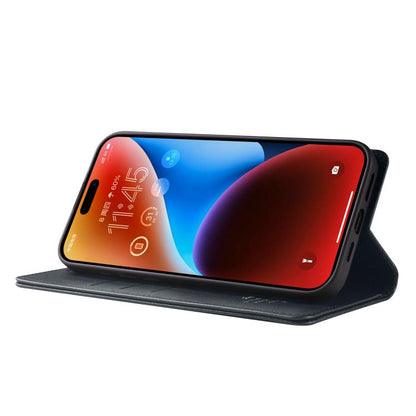 For iPhone 16 Forwenw F6 Series RFID Leather Phone Case(Black) - iPhone 16 Cases by Forwenw | Online Shopping UK | buy2fix