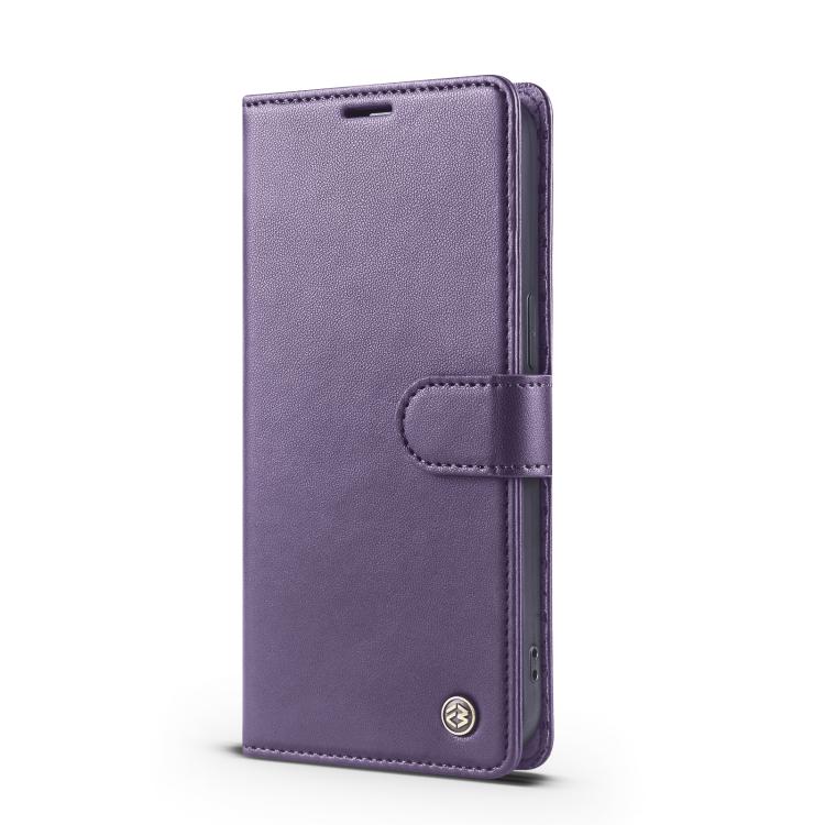 For iPhone 15 Pro Forwenw F6 Series RFID Leather Phone Case(Purple) - iPhone 15 Pro Cases by Forwenw | Online Shopping UK | buy2fix