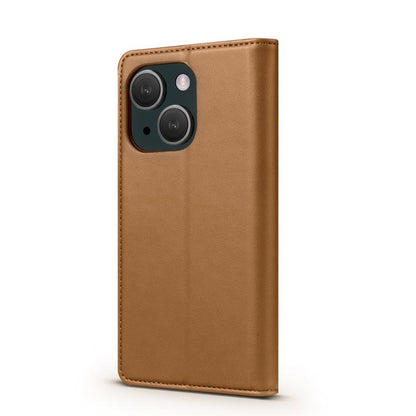 For iPhone 14 Forwenw F6 Series RFID Leather Phone Case(Brown) - iPhone 14 Cases by Forwenw | Online Shopping UK | buy2fix
