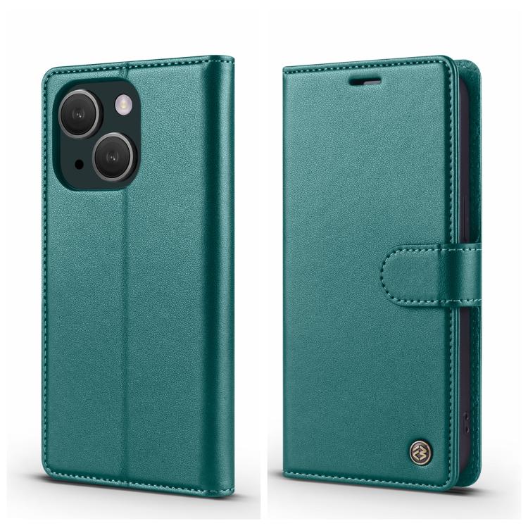 For iPhone 14 Forwenw F6 Series RFID Leather Phone Case(Green) - iPhone 14 Cases by Forwenw | Online Shopping UK | buy2fix