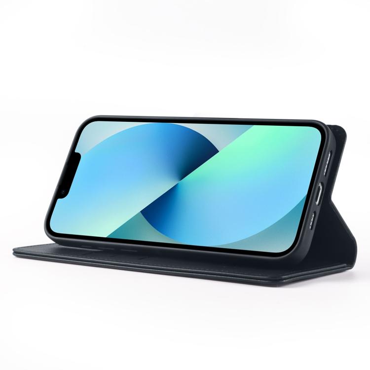 For iPhone 14 Forwenw F6 Series RFID Leather Phone Case(Black) - iPhone 14 Cases by Forwenw | Online Shopping UK | buy2fix