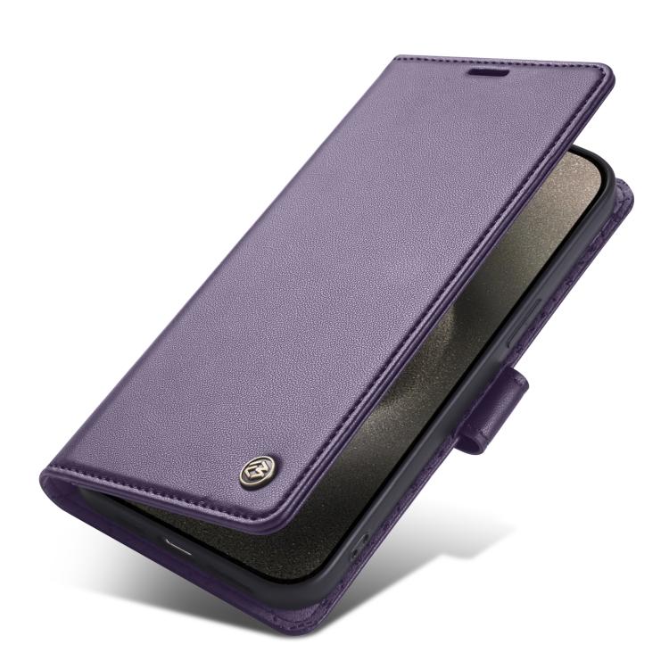 For iPhone 13 Forwenw F6 Series RFID Leather Phone Case(Purple) - iPhone 13 Cases by Forwenw | Online Shopping UK | buy2fix