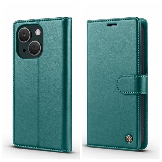 For iPhone 13 Forwenw F6 Series RFID Leather Phone Case(Green) - iPhone 13 Cases by Forwenw | Online Shopping UK | buy2fix