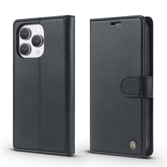 For iPhone 12 / 12 Pro Forwenw F6 Series RFID Leather Phone Case(Black)