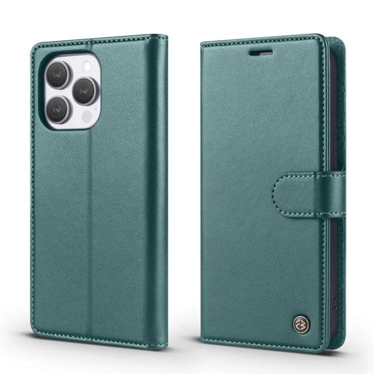 For iPhone 12 Pro Max Forwenw F6 Series RFID Leather Phone Case(Green)