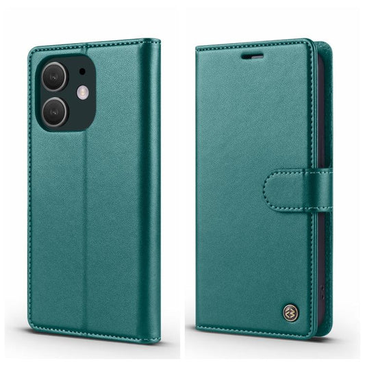 For iPhone 12 mini Forwenw F6 Series RFID Leather Phone Case(Green) - iPhone 12 mini Cases by Forwenw | Online Shopping UK | buy2fix