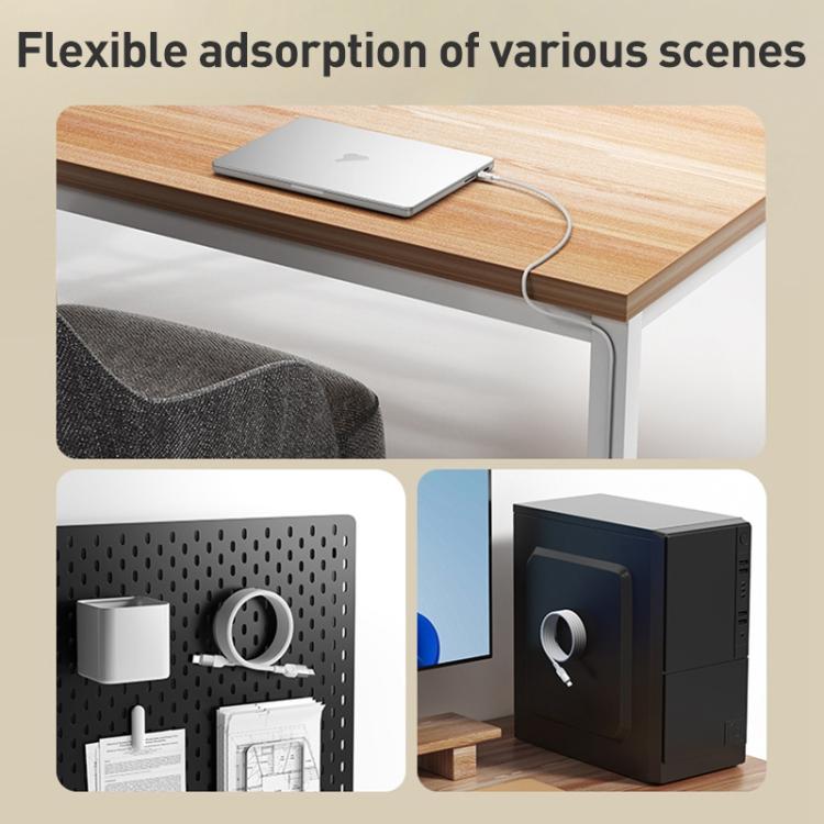 MOMAX DC36 100W USB-C / Type-C to USB-C / Type-C Magnetic Braided Data Cable, Length:2m(White) - USB-C & Type-C Cable by MOMAX | Online Shopping UK | buy2fix