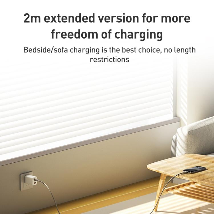 MOMAX DC36 100W USB-C / Type-C to USB-C / Type-C Magnetic Braided Data Cable, Length:2m(White) - USB-C & Type-C Cable by MOMAX | Online Shopping UK | buy2fix