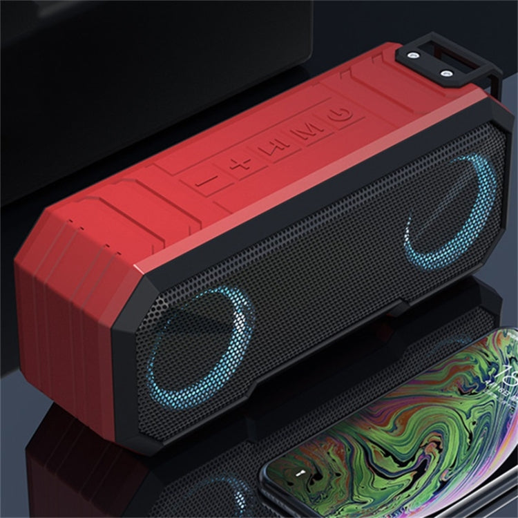 X8 Wireless Bluetooth Speaker IPX7 Waterproof Color Light Subwoofer(Red) - Waterproof Speaker by buy2fix | Online Shopping UK | buy2fix