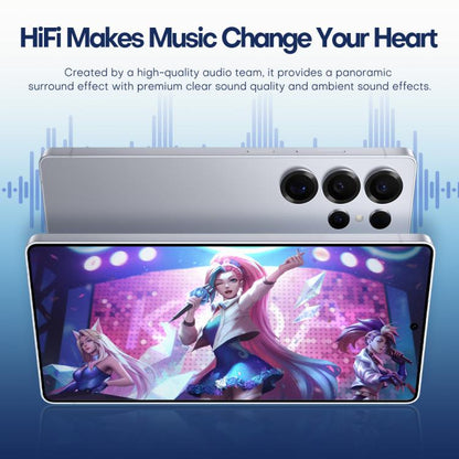 F10 / S25 Ultra, 2GB+16GB, 6.75 inch Android 8.1 MTK6753 Octa Core, Network: 3G, Dual SIM, Plug:UK Plug(Titanium Blue) -  by buy2fix | Online Shopping UK | buy2fix