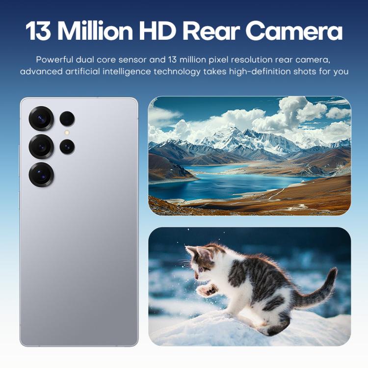 F10 / S25 Ultra, 2GB+16GB, 6.75 inch Android 8.1 MTK6753 Octa Core, Network: 3G, Dual SIM, Plug:EU Plug(Titanium Black) -  by buy2fix | Online Shopping UK | buy2fix