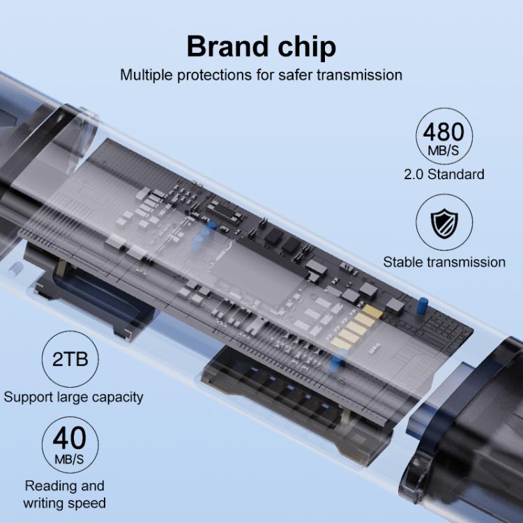 ADS-318 Type-C 5 in 1 Multi-Function Card Reader(Grey) - U Disk & Card Reader by buy2fix | Online Shopping UK | buy2fix