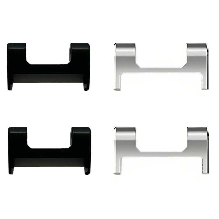 For Amazfit T-Rex 1 Pair Metal Watch Band Connector with Screwdriver(Silver) - For Amazfit by buy2fix | Online Shopping UK | buy2fix