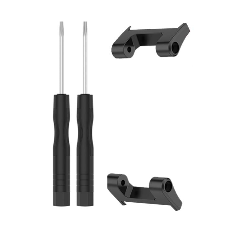 For Amazfit T-Rex 1 Pair Metal Watch Band Connector with Screwdriver(Silver) - For Amazfit by buy2fix | Online Shopping UK | buy2fix
