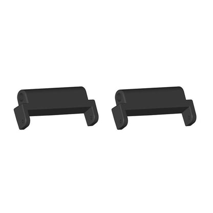 For Amazfit T-Rex Ultra 1 Pair 22mm Metal Watch Band Connector(Black) - For Amazfit by buy2fix | Online Shopping UK | buy2fix