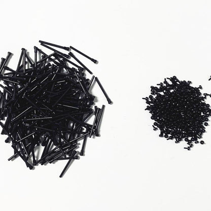 For Amazfit T-Rex 2 2pcs/Pair Flathead Watch Band Replacement Lug Rod with Screwdriver(Black) - For Amazfit by buy2fix | Online Shopping UK | buy2fix