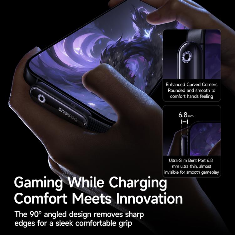 Baseus MVP Series 3 20W Type-C to 8 Pin Fast Charging Data Cable, Length: 2m(Black) - 2 in 1 Cable by buy2fix | Online Shopping UK | buy2fix