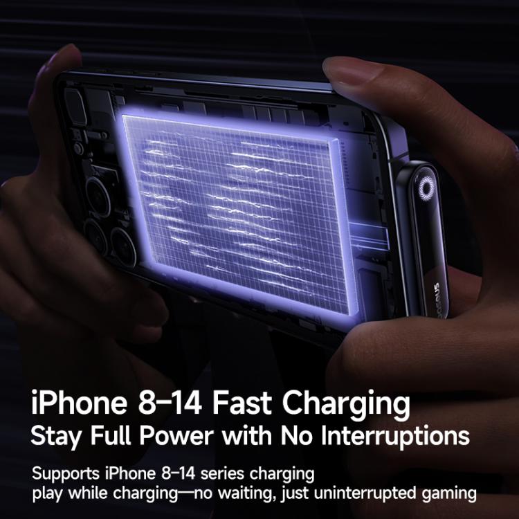 Baseus MVP Series 3 20W Type-C to 8 Pin Fast Charging Data Cable, Length: 2m(Black) - 2 in 1 Cable by buy2fix | Online Shopping UK | buy2fix