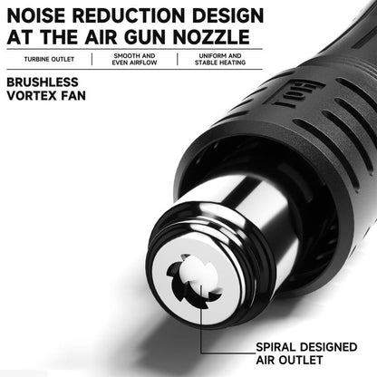 Luowei HG-01 800W Intelligent Digital Hot Air Gun BGA Desoldering Rework Station, Plug:US Plug - Others by LUOWEI | Online Shopping UK | buy2fix