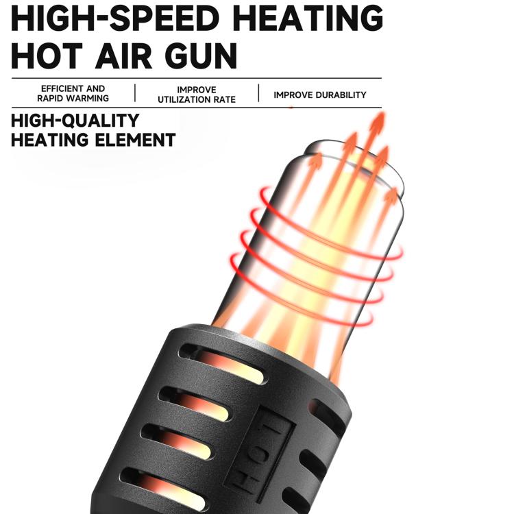 Luowei HG-01 800W Intelligent Digital Hot Air Gun BGA Desoldering Rework Station, Plug:US Plug - Others by LUOWEI | Online Shopping UK | buy2fix