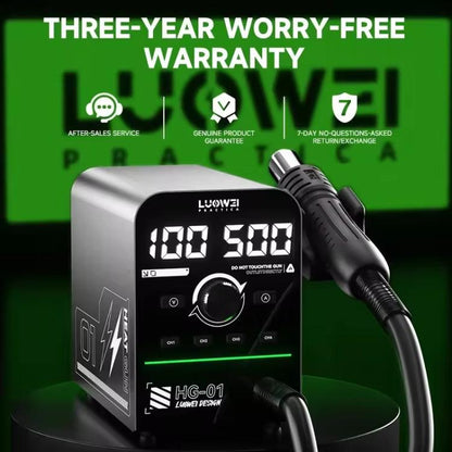 Luowei HG-01 800W Intelligent Digital Hot Air Gun BGA Desoldering Rework Station, Plug:US Plug - Others by LUOWEI | Online Shopping UK | buy2fix