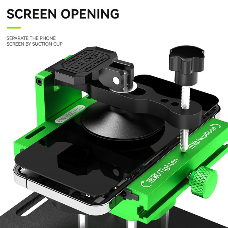LUOWEI LW-022Pro 2  in 1 Universal 360 Rotating Phone Back Cover Separation Fixture - Repair Fixture by LUOWEI | Online Shopping UK | buy2fix