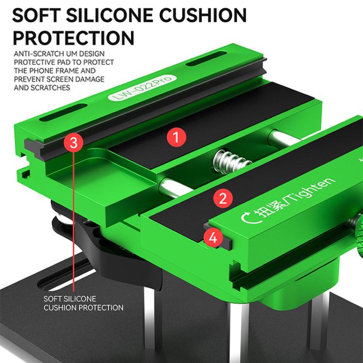 LUOWEI LW-022Pro 2  in 1 Universal 360 Rotating Phone Back Cover Separation Fixture - Repair Fixture by LUOWEI | Online Shopping UK | buy2fix