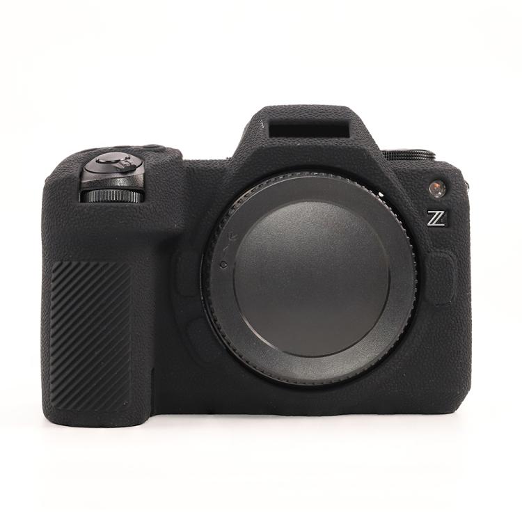 For Nikon Z6III Litchi Texture Soft Silicone Protective Case(Black) - Protective Case by buy2fix | Online Shopping UK | buy2fix