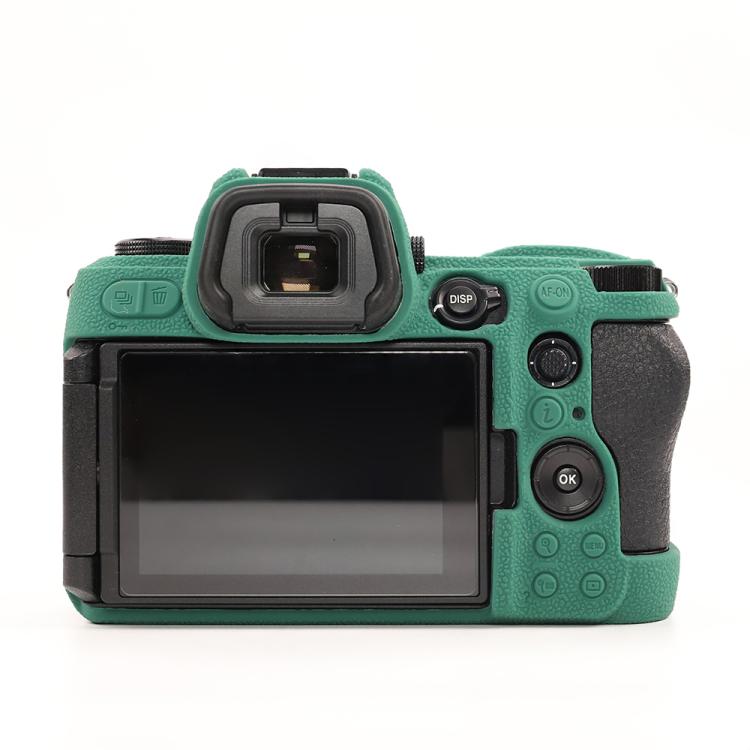 For Nikon Z6III Litchi Texture Soft Silicone Protective Case(Green) - Protective Case by buy2fix | Online Shopping UK | buy2fix