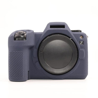 For Nikon Z6III Litchi Texture Soft Silicone Protective Case(Dark Blue) - Protective Case by buy2fix | Online Shopping UK | buy2fix