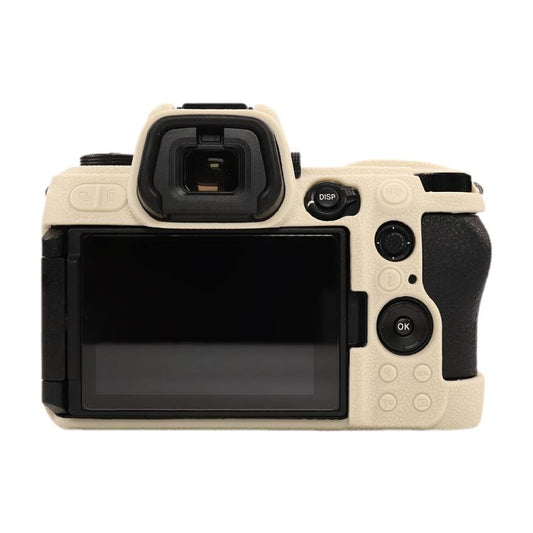 For Nikon Z6III Litchi Texture Soft Silicone Protective Case(White) - Protective Case by buy2fix | Online Shopping UK | buy2fix