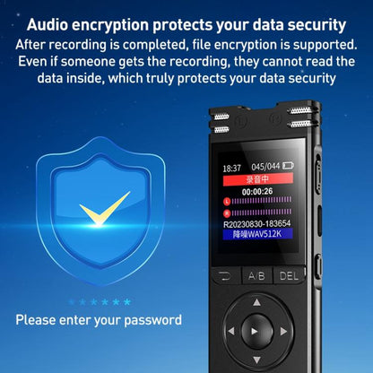 ZD70 Smart HD Noise Reduction Voice Control Recording Pen(Black) - Recording Pen by buy2fix | Online Shopping UK | buy2fix