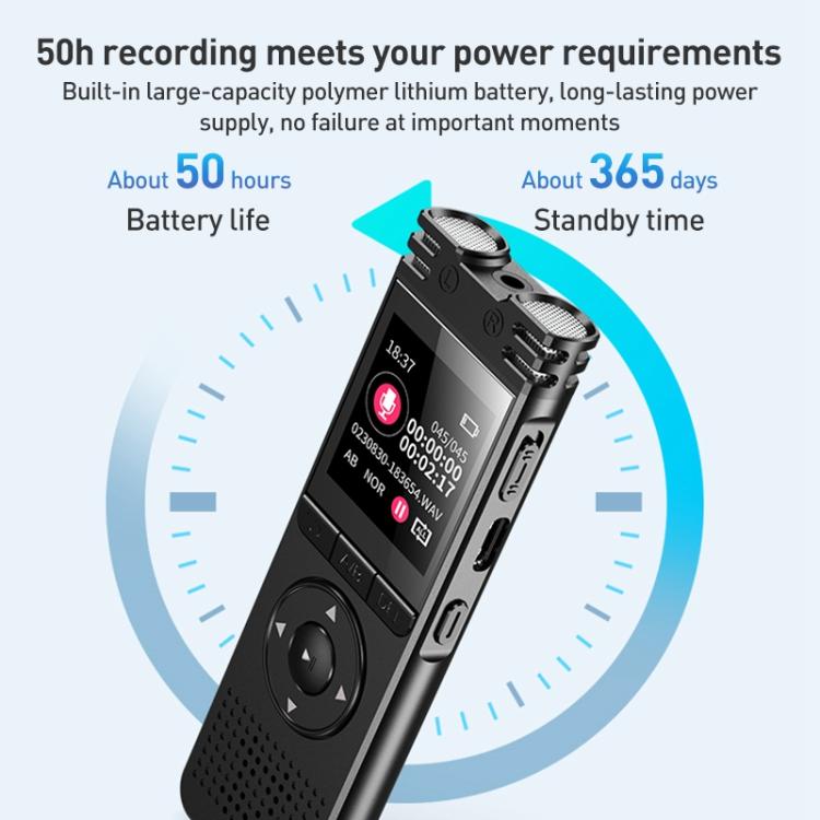 ZD70 Smart HD Noise Reduction Voice Control Recording Pen(Black) - Recording Pen by buy2fix | Online Shopping UK | buy2fix