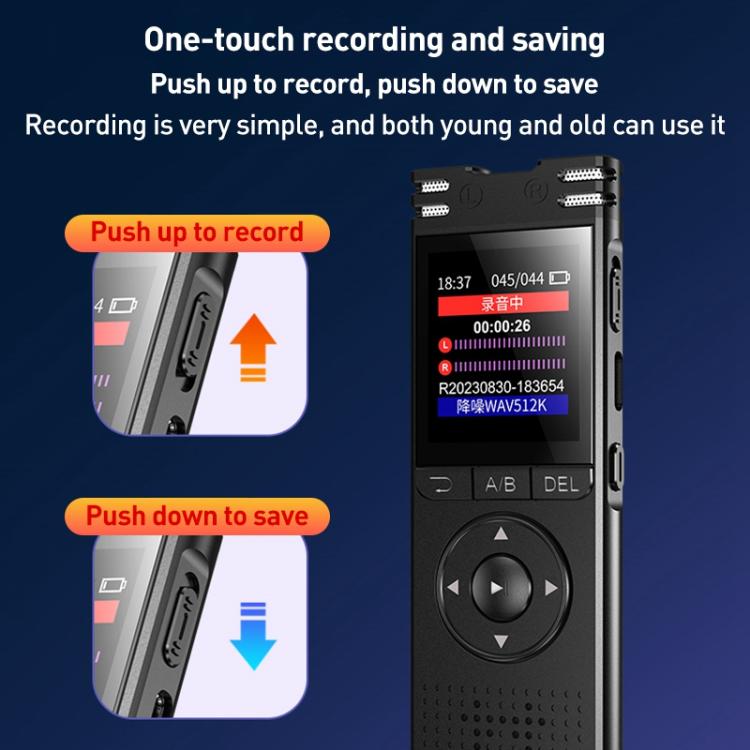 ZD70 Smart HD Noise Reduction Voice Control Recording Pen(Black) - Recording Pen by buy2fix | Online Shopping UK | buy2fix