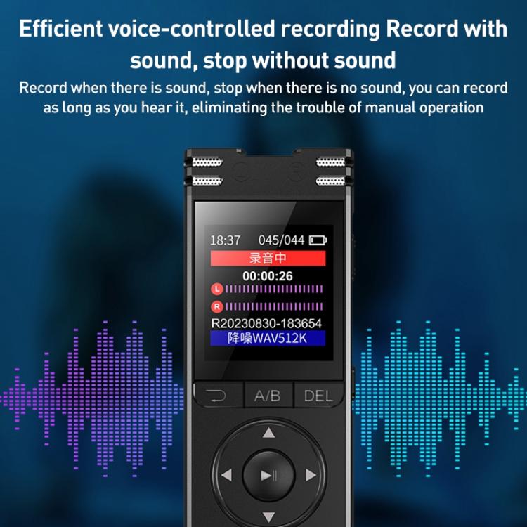 ZD70 Smart HD Noise Reduction Voice Control Recording Pen(Black) - Recording Pen by buy2fix | Online Shopping UK | buy2fix