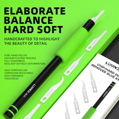 LUOWEI LW-K1 4 in 1 Motherboard CPU IC Glue Quicky Remove Maintenance Knife Set - Dust Remove Tool by LUOWEI | Online Shopping UK | buy2fix