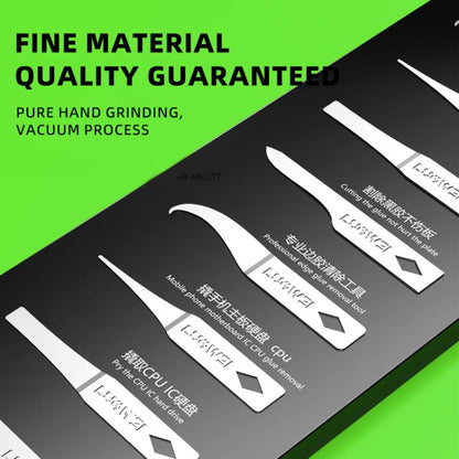LUOWEI LW-K1 4 in 1 Motherboard CPU IC Glue Quicky Remove Maintenance Knife Set - Dust Remove Tool by LUOWEI | Online Shopping UK | buy2fix