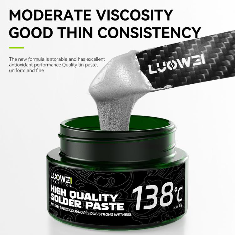 LUOWEI LW-SP1 50g PCB Repair Lead-free Solder Paste, Model:158 Degrees - Soldering Paste by LUOWEI | Online Shopping UK | buy2fix