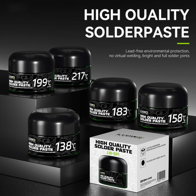 LUOWEI LW-SP1 50g PCB Repair Lead-free Solder Paste, Model:138 Degrees - Soldering Paste by LUOWEI | Online Shopping UK | buy2fix