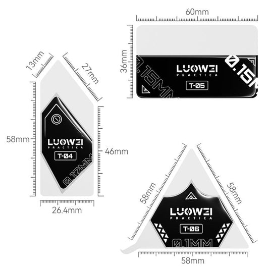 LUOWEI LW-T04/05/06 Lightning Disassembly Film Set - Crowbar by LUOWEI | Online Shopping UK | buy2fix