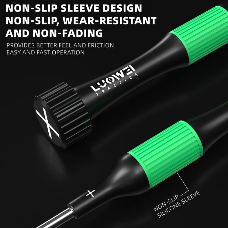 LUOWEI LITTLE BOY Smooth Bearings Alloy Magnetic Screwdriver Set - Screwdriver Set by LUOWEI | Online Shopping UK | buy2fix