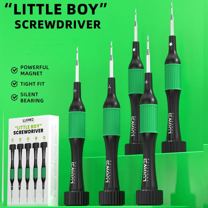 LUOWEI LITTLE BOY Smooth Bearings Alloy Magnetic Screwdriver Set - Screwdriver Set by LUOWEI | Online Shopping UK | buy2fix