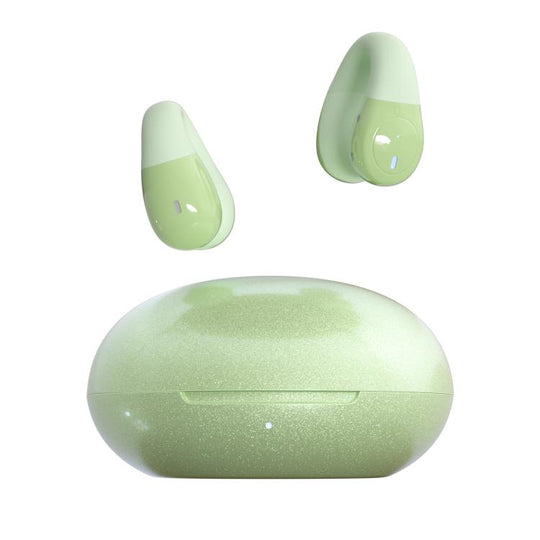 F13 Ear-Hook Noise Reduction 13mm Moving Coil HIFI BT 5.4 Wireless Earphones(Green)