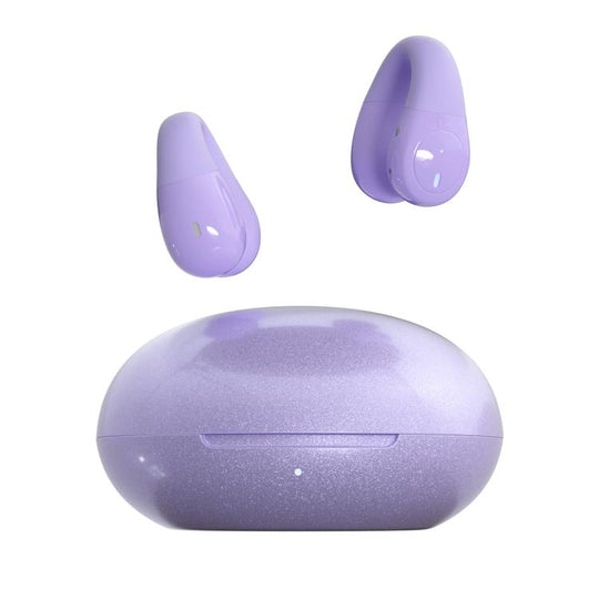 F13 Ear-Hook Noise Reduction 13mm Moving Coil HIFI BT 5.4 Wireless Earphones(Purple)