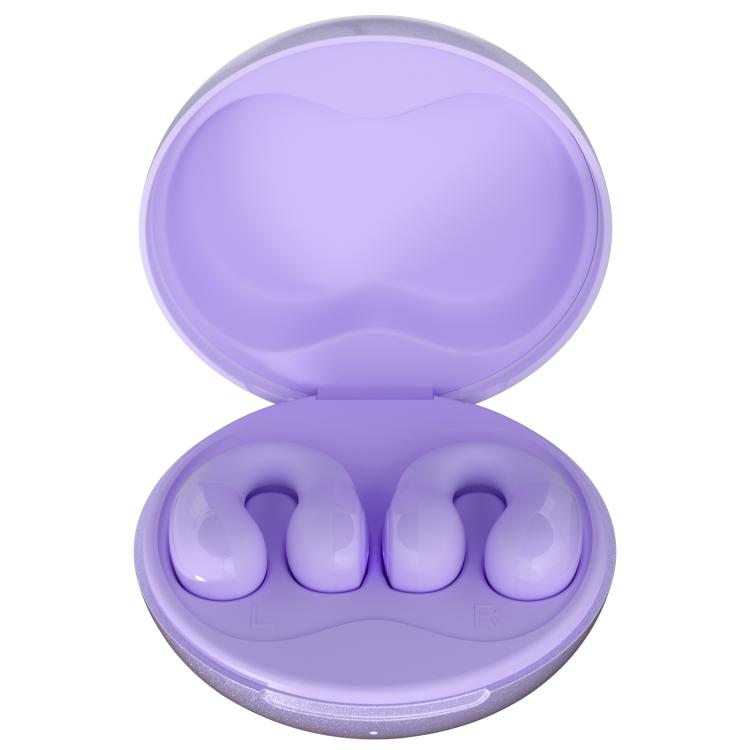 F13 Ear-Hook Noise Reduction 13mm Moving Coil HIFI BT 5.4 Wireless Earphones(Purple) - Bluetooth Earphone by buy2fix | Online Shopping UK | buy2fix