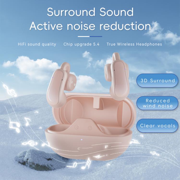 F18 Ear-Hook ANC Noise Reduction Air Conduction HIFI BT 5.4 Wireless Earphones(Black) - Bluetooth Earphone by buy2fix | Online Shopping UK | buy2fix