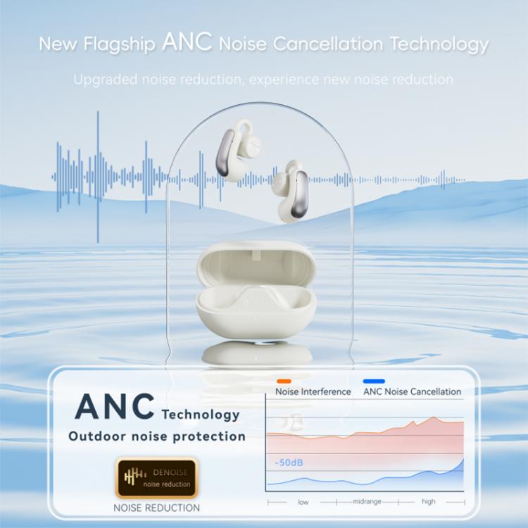 F18 Ear-Hook ANC Noise Reduction Air Conduction HIFI BT 5.4 Wireless Earphones(Black) - Bluetooth Earphone by buy2fix | Online Shopping UK | buy2fix