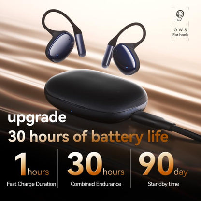 F20 Ear-Hook ANC Noise Reduction BT 5.4 IPX5 Wireless Earphones(Black) - TWS Earphone by buy2fix | Online Shopping UK | buy2fix