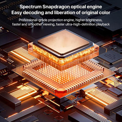 N5 1280x720P Android 9.0 System Wireless Same Screen Smart HD Projector, Plug:EU Plug(Black) - Mini Projector by buy2fix | Online Shopping UK | buy2fix